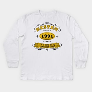 Geburtstag 1991 30 Jahre alt Kids Long Sleeve T-Shirt